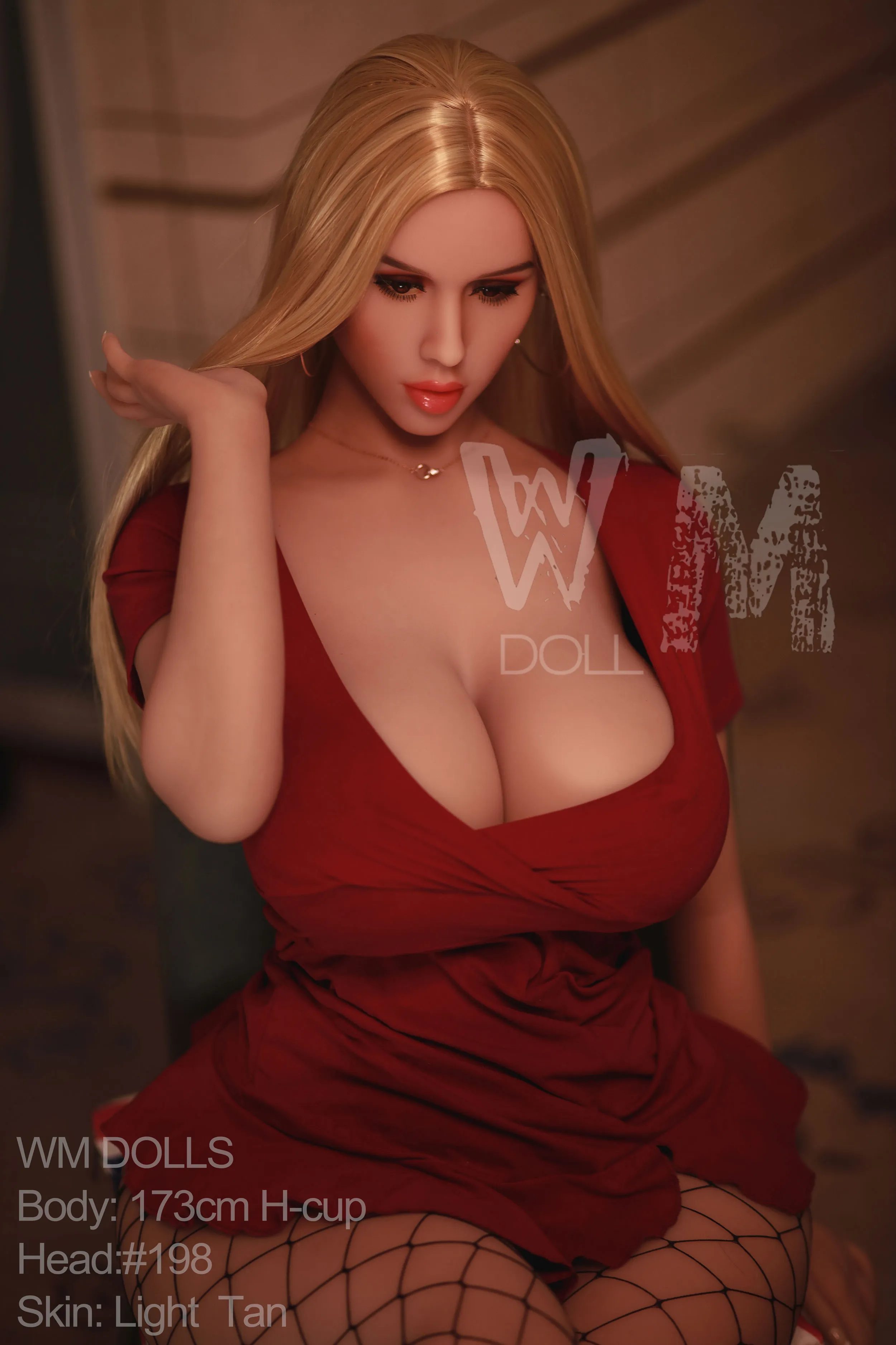 173cm (5ft8) H-Cup Tall & Model S-TPE Sex Doll, Head #198